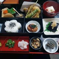 2000 yen lunch set at Arashiyama-kan in Kyoto