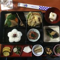 bento lunch 2000 yen  at Arashiyama-kan in Kyoto
