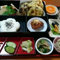 Delicious set lunch  at Arashiyama-kan in Kyoto