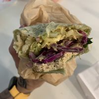 Wrap with spinach  at Farma Burgerownia Roslinna in Krakow