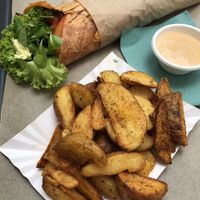   at Farma Burgerownia Roslinna in Krakow
