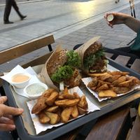   at Farma Burgerownia Roslinna in Krakow