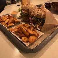   at Farma Burgerownia Roslinna in Krakow