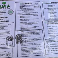 Menu 1  at Farma Burgerownia Roslinna in Krakow