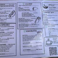 Menu 2  at Farma Burgerownia Roslinna in Krakow