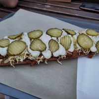 Gyros zapiekanka at Farma Burgerownia Roslinna in Krakow