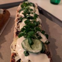 Zapiekanka Farmerska at Farma Burgerownia Roslinna in Krakow