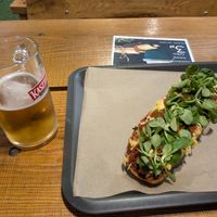 Zapiekanka at Farma Burgerownia Roslinna in Krakow