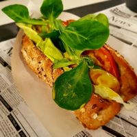 Soj-Dog at Farma Burgerownia Roslinna in Krakow