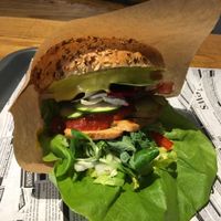 Farma burger!  at Farma Burgerownia Roslinna in Krakow