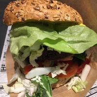 burger at Farma Burgerownia Roslinna in Krakow