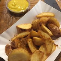 Yummy wedges  at Farma Burgerownia Roslinna in Krakow
