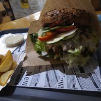 Fantastic burguer!!! at Farma Burgerownia Roslinna in Krakow
