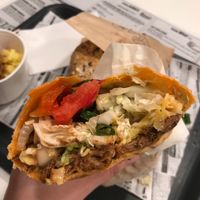 gyros at Farma Burgerownia Roslinna in Krakow