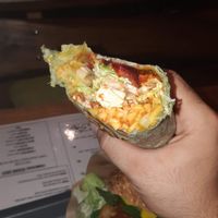Tofu warp at Farma Burgerownia Roslinna in Krakow