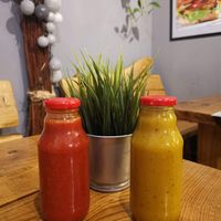 Smoothies at Farma Burgerownia Roslinna in Krakow