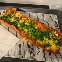 Vegan "classic" zapiekanka at Farma Burgerownia Roslinna in Krakow