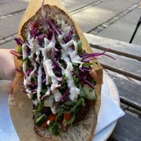 Vegan falafel pita 🥙   at Falafel Factory in Copenhagen