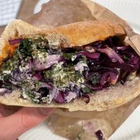 Pita 😋  at Falafel Factory in Copenhagen