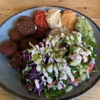 Small plate  at Falafel Factory in Copenhagen