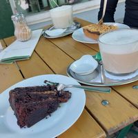 Schoko Tonka Kuchen, vegan at Schneeweiss + Rosenrot in Goslar