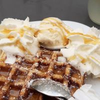 Superfood wafel (delicous! ) at Cafe Flora in Bad Harzburg