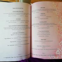 Die vegane Karte at Cafe Flora in Bad Harzburg