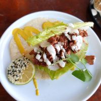 Jackfruit Tacos at Greenhouse Canteen & Bar in Tallebudgera-vallley