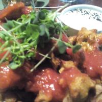 Buffalo cauliflower 'wings' at Greenhouse Canteen & Bar in Tallebudgera-vallley
