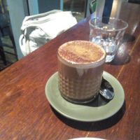 Hot chocolate at Greenhouse Canteen & Bar in Tallebudgera-vallley