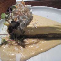 Lemon passionfruit cheesecake at Greenhouse Canteen & Bar in Tallebudgera-vallley