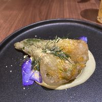 Zucchini flowers  at Greenhouse Canteen & Bar in Tallebudgera-vallley