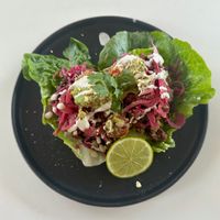 Raw taco duo  at Greenhouse Canteen & Bar in Tallebudgera-vallley