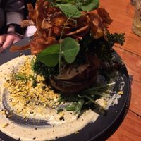 Beetroot burger at Greenhouse Canteen & Bar in Tallebudgera-vallley
