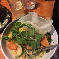 Thai curry at Greenhouse Canteen & Bar in Tallebudgera-vallley