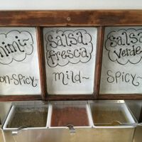 Salsas at World Empanadas in Burbank