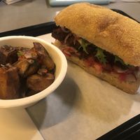 Vegeta con bondiola  at Futuro Refuerzos in Montevideo