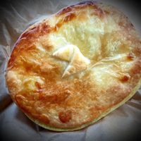 Chickpea curry vegan pie at The Aspy Cafe in Lancefield