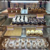 Cupcakes and biscoff cheesecake  at Veganyumm Bakehouse in Brisbane