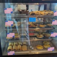 Display cabinet 3 - hot options at Veganyumm Bakehouse in Brisbane