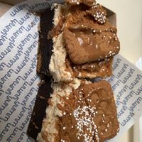 Biscoff brownie   at Veganyumm Bakehouse in Brisbane