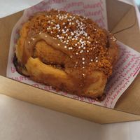 Biscoff Scroll at Veganyumm Bakehouse in Brisbane