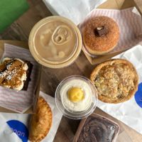 Delicious spread of savoury and sweet!  at Veganyumm Bakehouse in Brisbane