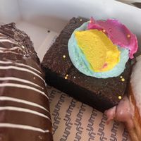 Galaxy brownie   at Veganyumm Bakehouse in Brisbane