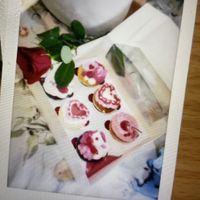 Polaroid so not the clearest but absolutely adorable!!   at Veganyumm Bakehouse in Brisbane