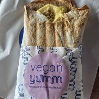 Breakfast wrap  at Veganyumm Bakehouse in Brisbane