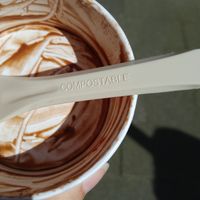 compostable 💚 at Roberto Gelato in Utrecht