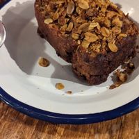 Banana bread at Pum Pum Cafe in Madrid