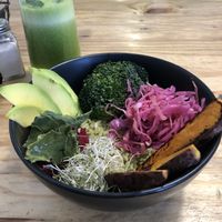 Veggie bowl  at Cafe Vida in La Paz