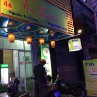 Front of restaurant at Chay An Nhien in Da Nang